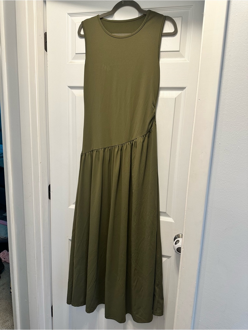 Draped waist dress